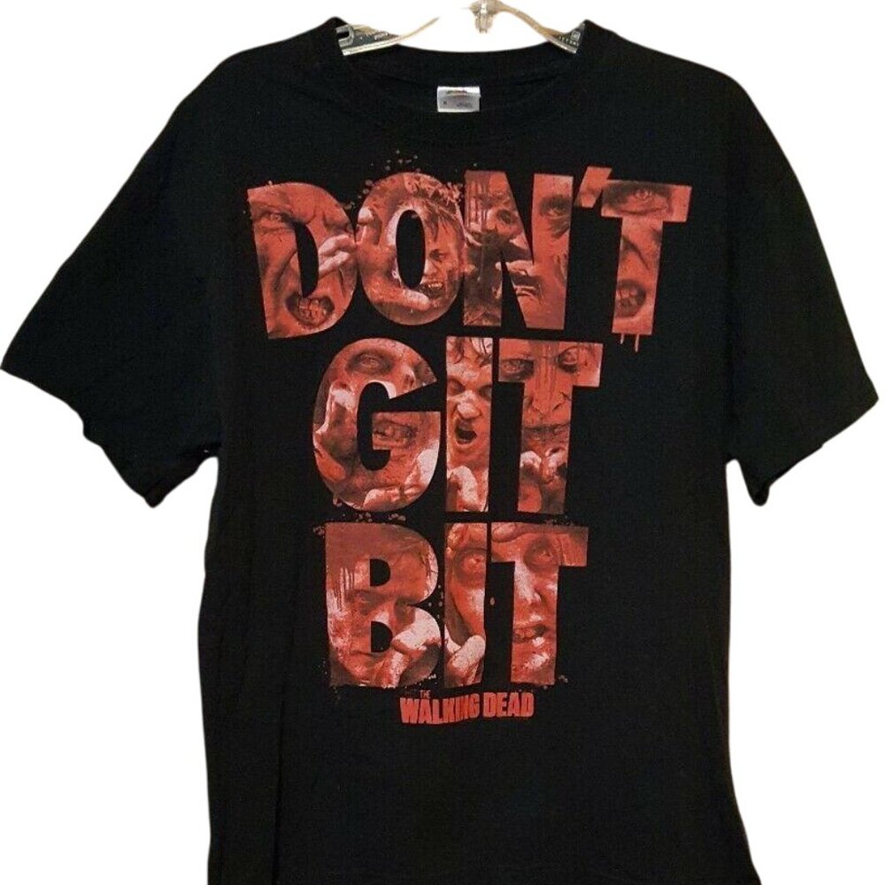The Walking Dead Mens Tee T Shirt AMC L Don't Git